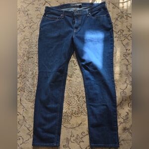 Carhartt Women's en's Relaxed Jeans in Dark Blue Denim Size 16